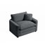 Fauteuil d'appoint simple en velours côtelé-1410417127