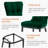 Velvet Upholstered Dining Chair-574241457
