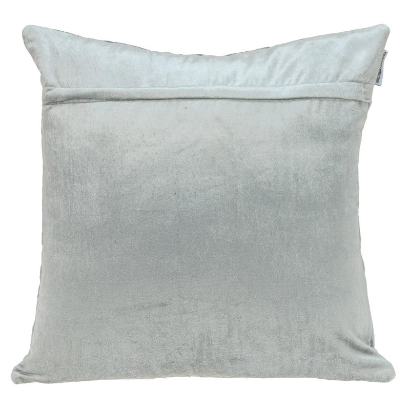 Reta Transitional Quilted Gray Throw Pillow, Gray
