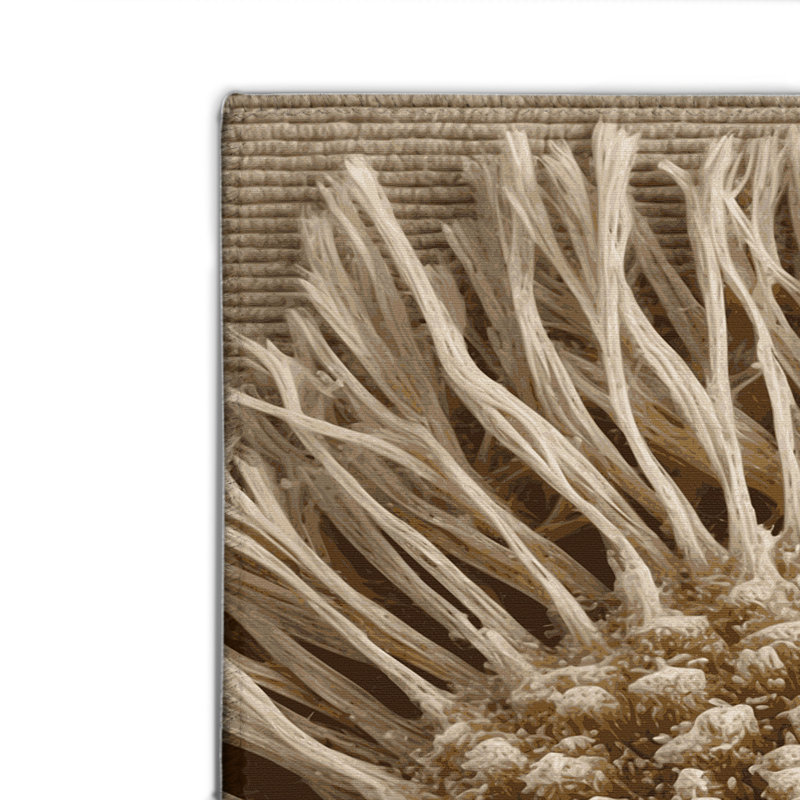 Tapis d'intérieur et d'extérieur brun Nature, Rectangulaire 8 pi x 10 pi