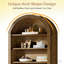 Arched Bookcase,Spacious Display Shelving Unit,Tall Bookshelf-126454173
