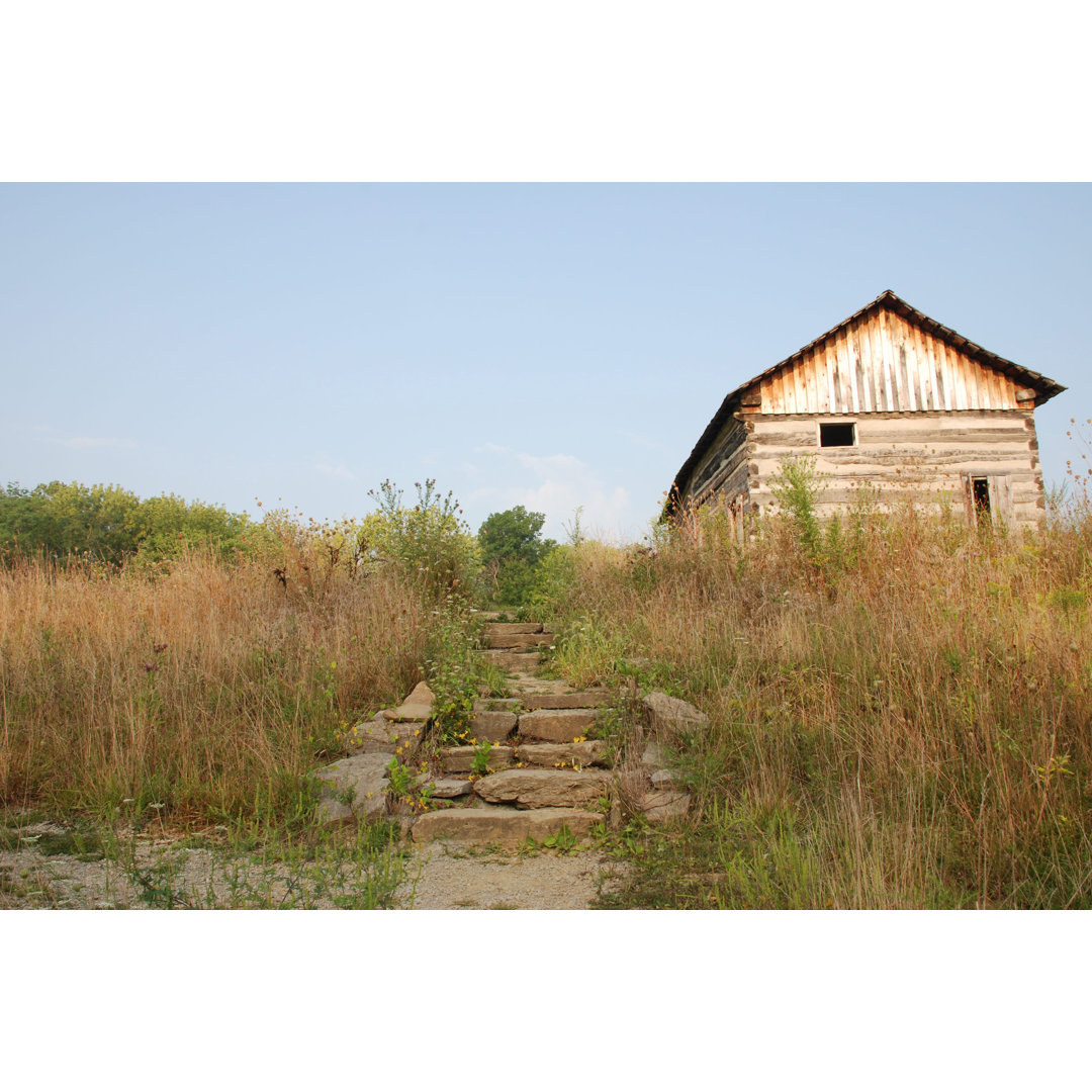 Landscape With Barn Photograph - Wrapped Canvas Art Prints