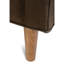 Pate Dark Chocolate Leather Chair