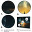  «Moonlit Sunset Voilier Silhouette - Minimalisme côtier, art mural sur toile