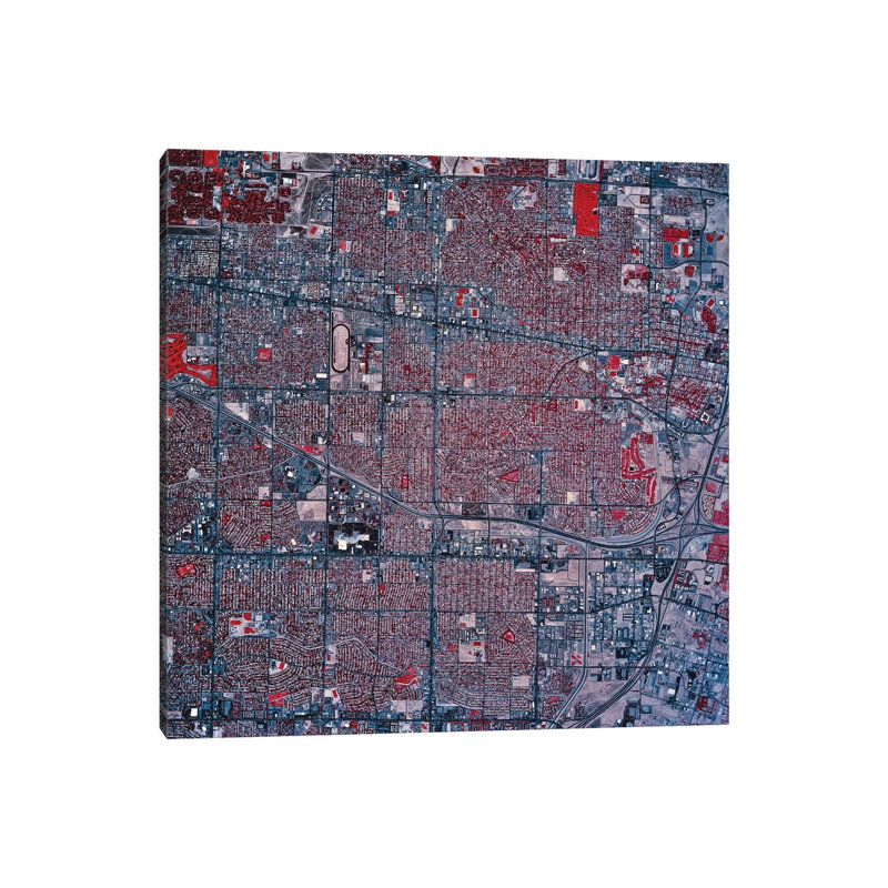 Albuquerque, New Mexico I 1 Piece Wrapped Canvas Wall Art, 45.72 cm H x 45.72 cm W x 1.91 cm D