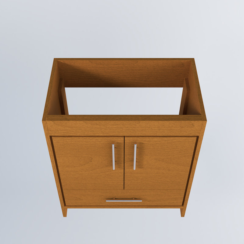 Base de meuble-lavabo simple 29 po Volpa, Érable miel