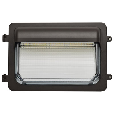 1 - Head LED Hardwired Dusk to Dawn Outdoor Security Wall Pack