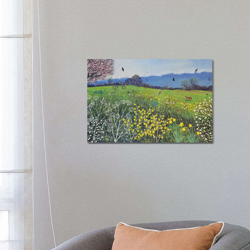 Spring Hope by Jo Grundy - Wrapped Canvas Painting, 66.04 cm H x 45.72 cm W x 3.175 cm D