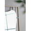 Miroir mural contemporain en métal doré 28 po x 60 po pour décor de salle de bain et de vestibule | Idée de cadeau