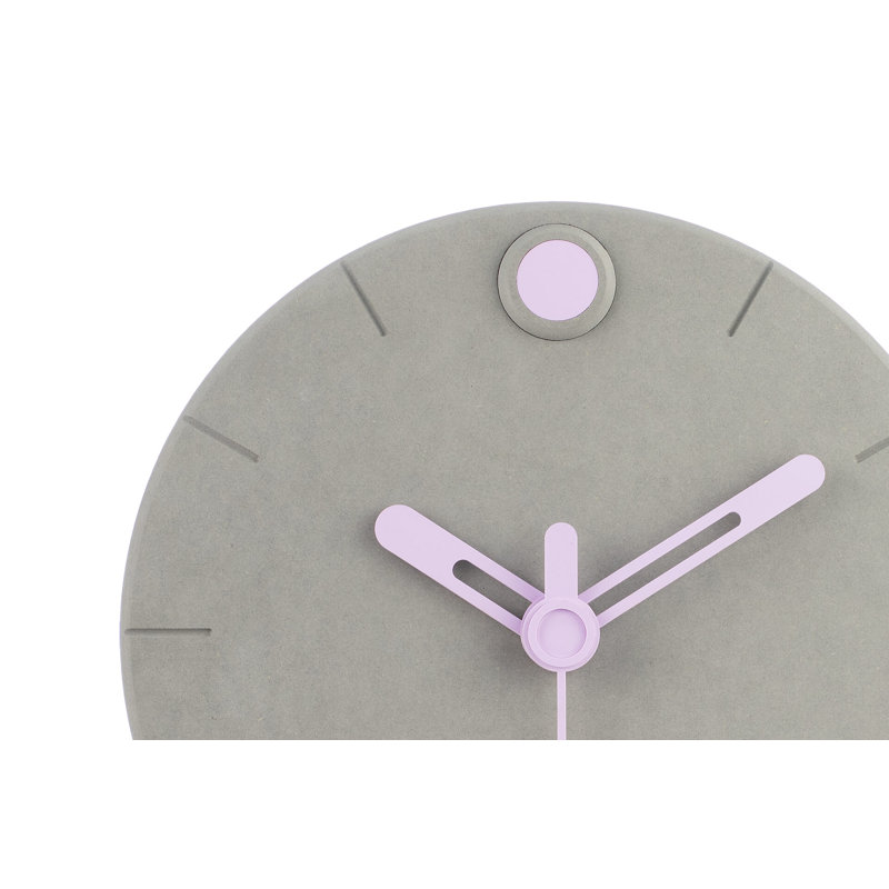 The Scandi 29Cm Silent Wall Clock, Lilac