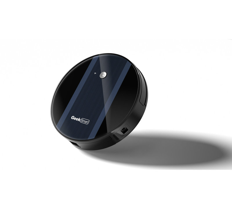 Geek Smart Robot Vacuum Cleaner G6, Ultra-Thin, 1800Pa Strong Suction, Automatic Self-Charging, Wi-Fi Connectivity, App Control, Custom Cleaning, 100mins Run Time