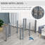 64.5cm H Stainless Steel Exercise Pen With Door