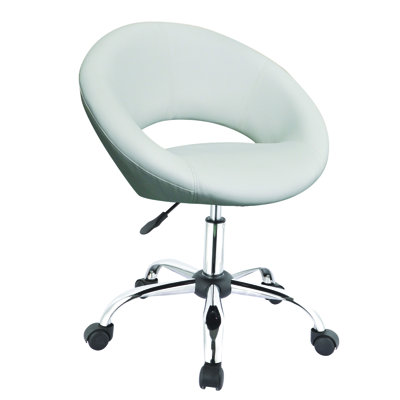 Zakary Backed Adjustable Height Lab Stool