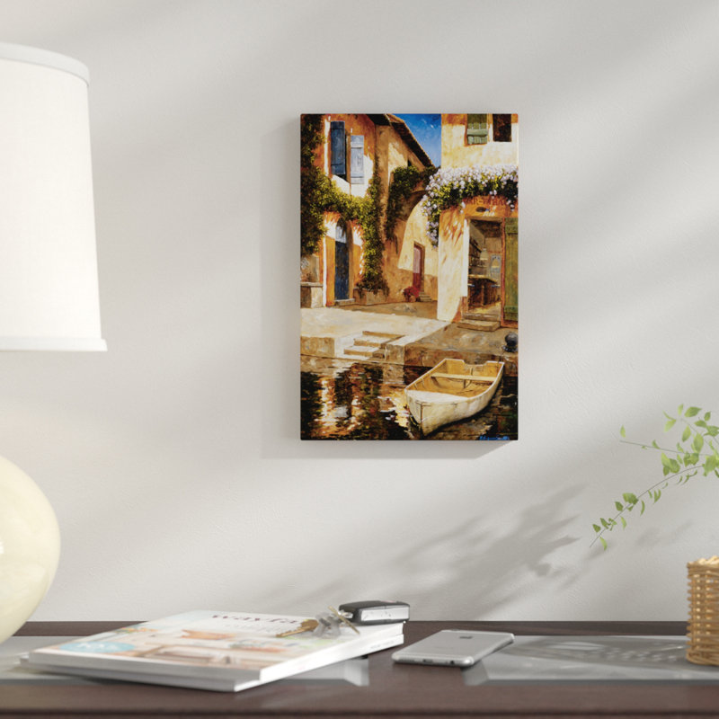 « déjeuner », impression sur toile, H 40 po x l 26 po x P 1,5 po, Pas de tapis, Toile tendue