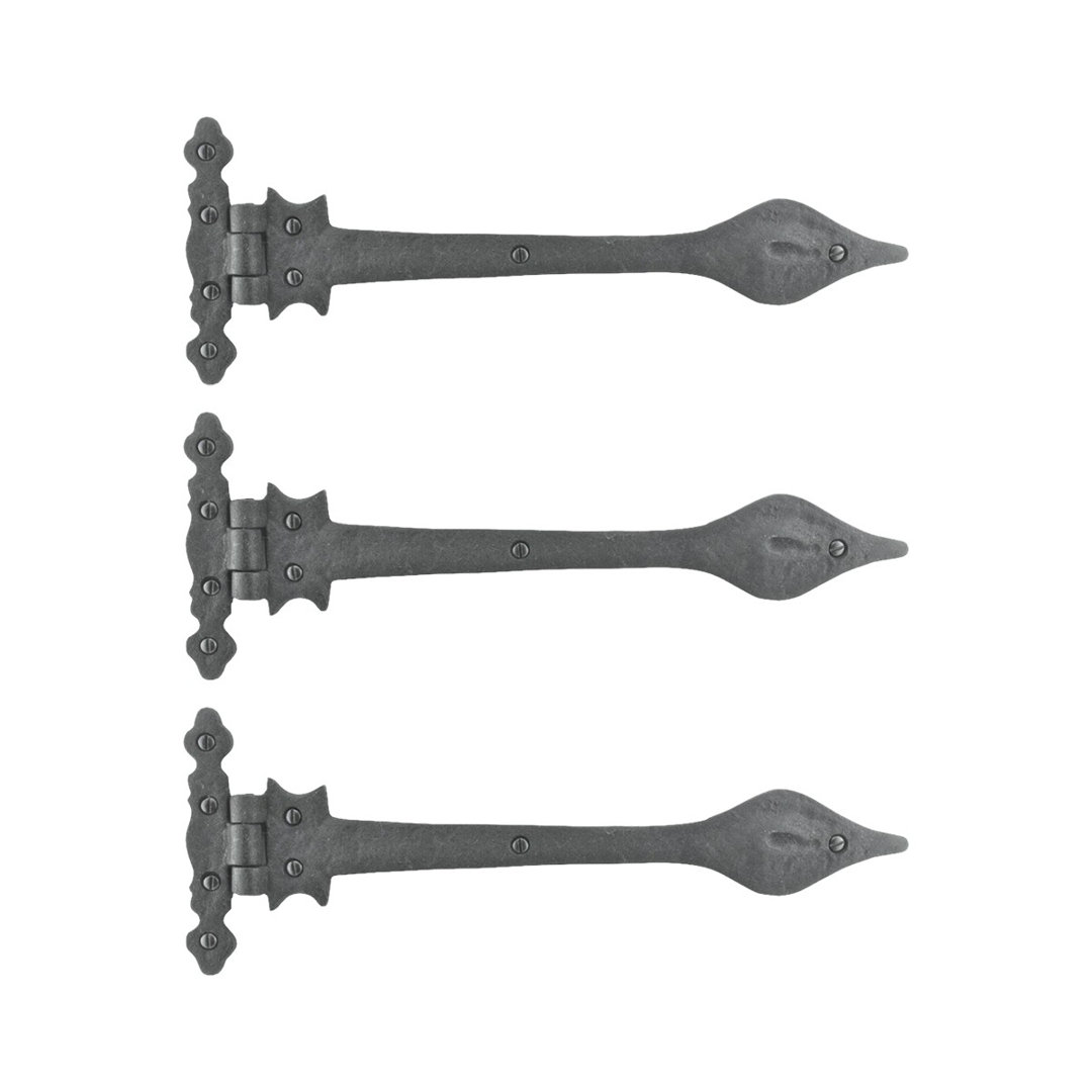 4.25" H x 11.75" W Surface Mount Single Door Hinge (Set of 3) The Renovators Supply Inc.