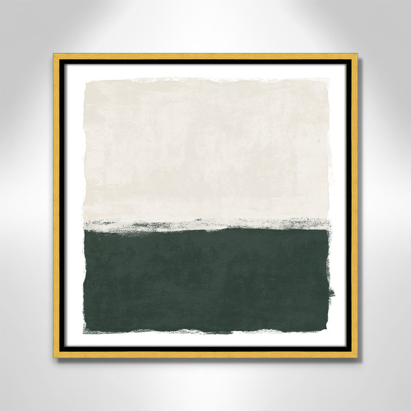 «Primal Forest II - Square Vesrion Print» par Natalie Carpentieri, H 17,5 po x l 17,5 po, Doré