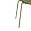 Ensemble de salle à manger extensible 7 pièces avec chaise empilable, vert et teck 7 pièces-436777366