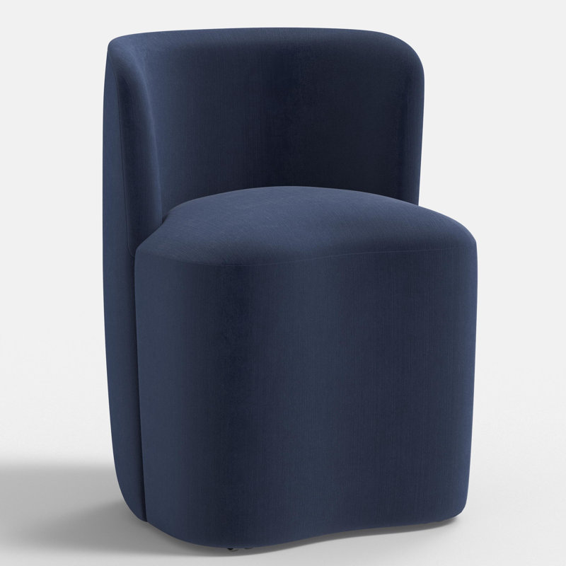 Stoffer Home x Cloth & Company Gail Dining Chair, Ocean Performance Velvet
