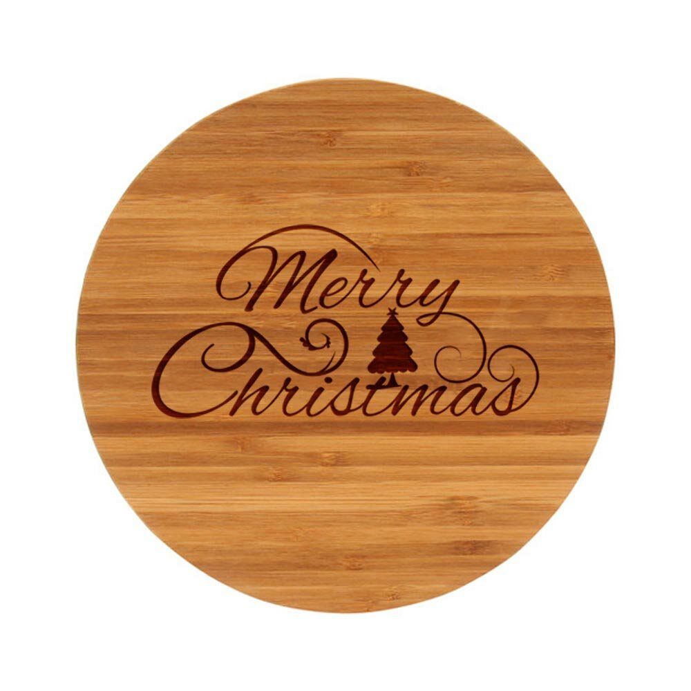 Personalized Pink Wood Font 1 Design Tempered Glass Cutting Board