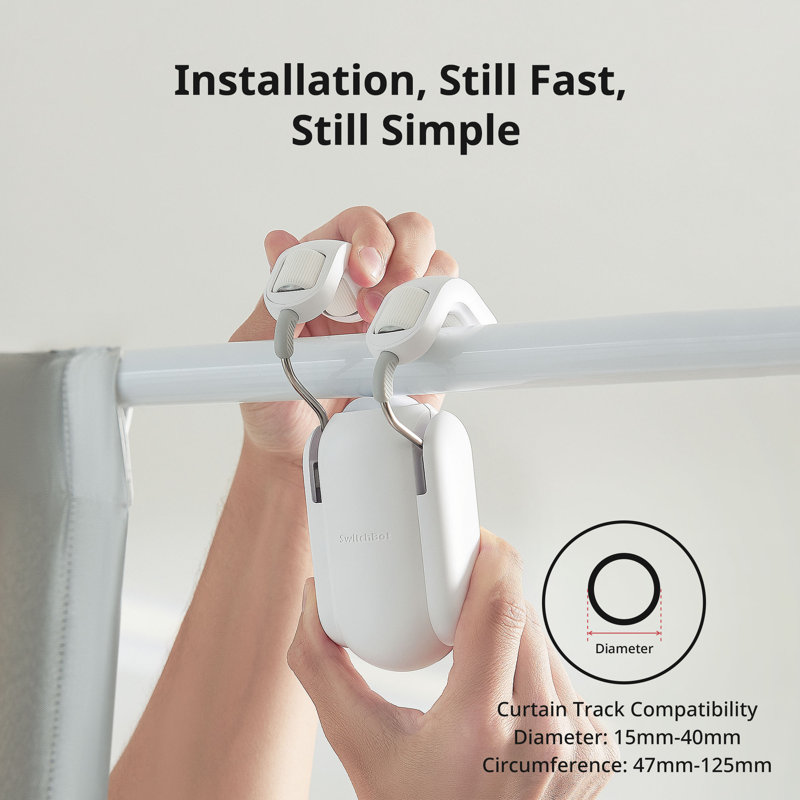 Curtain Hardware Accessory, White