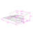 Upholstered Daybed with Twin Pop-Up Trundle, Space-Saving Design-458544109