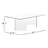 Meri Glass Single Coffee Table