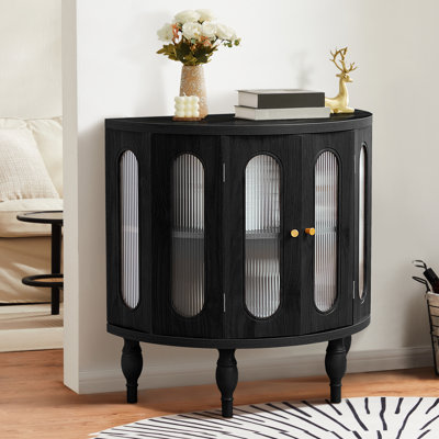 Semicircular Accent Cabinet
