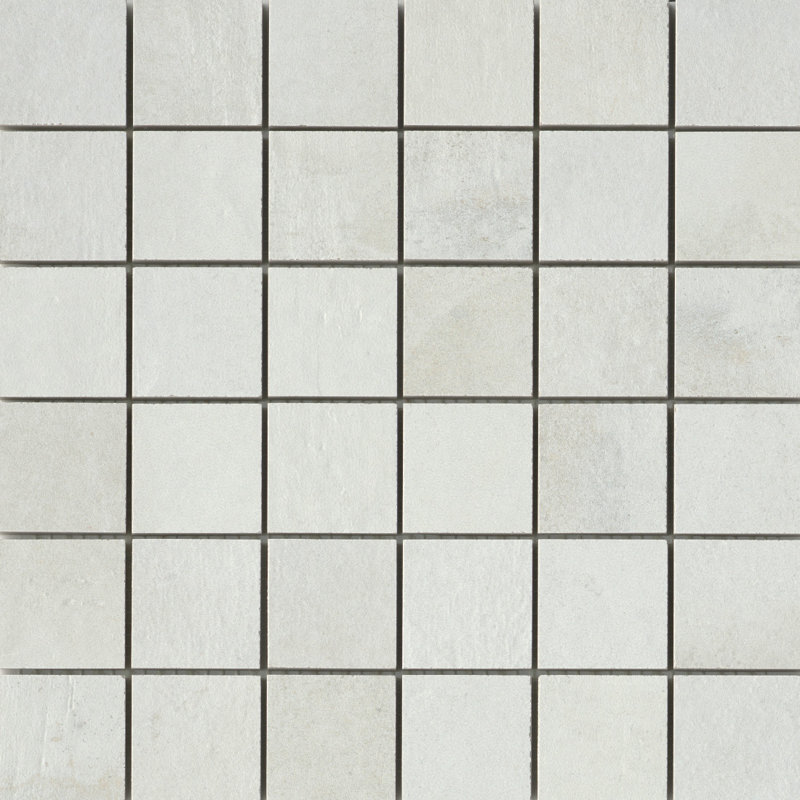 Borigni Black 12 in. x 12 in. Matte Porcelain Floor and Wall Tile (5.68 sq. ft./Case), White