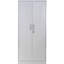 Armoire de rangement en métal robuste avec portes verrouillables et 4 tablettes réglables pour l'organisation de garage, de bureau ou d'entrepôt.-93693244