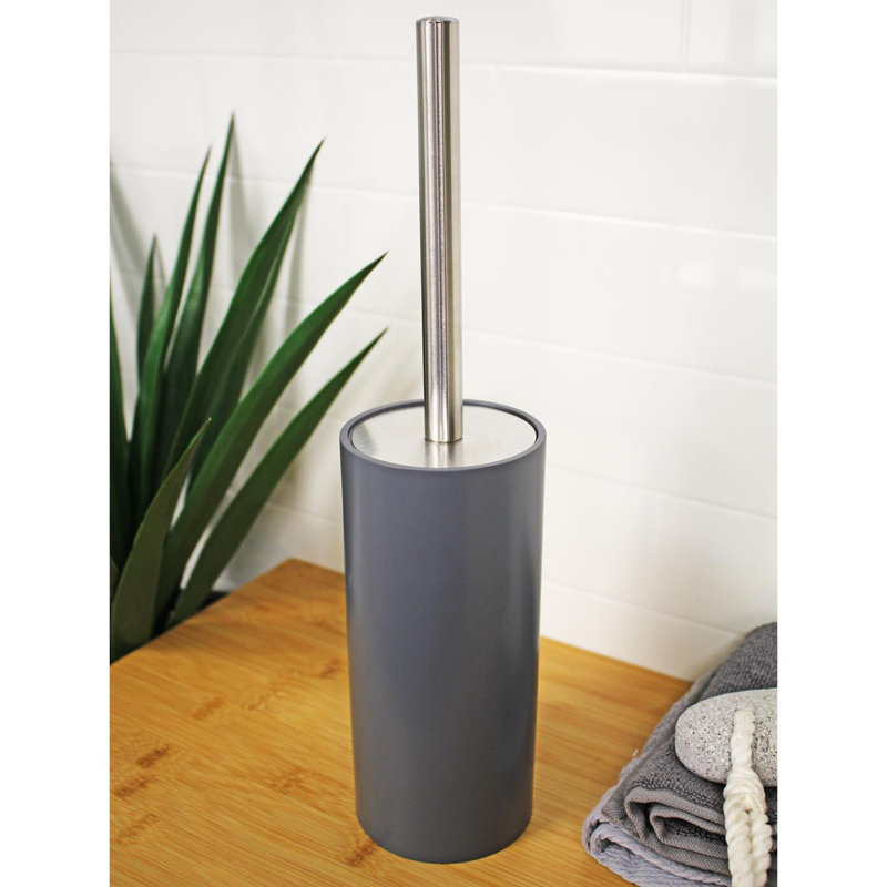 Alto Free-Standing Toilet Brush and Holder, Grey