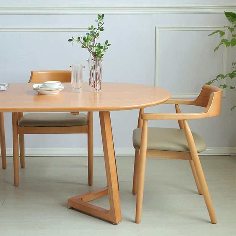 Table de salle à manger Burlywood, H 29,53 po x L 70,87 po x l 31,5 po