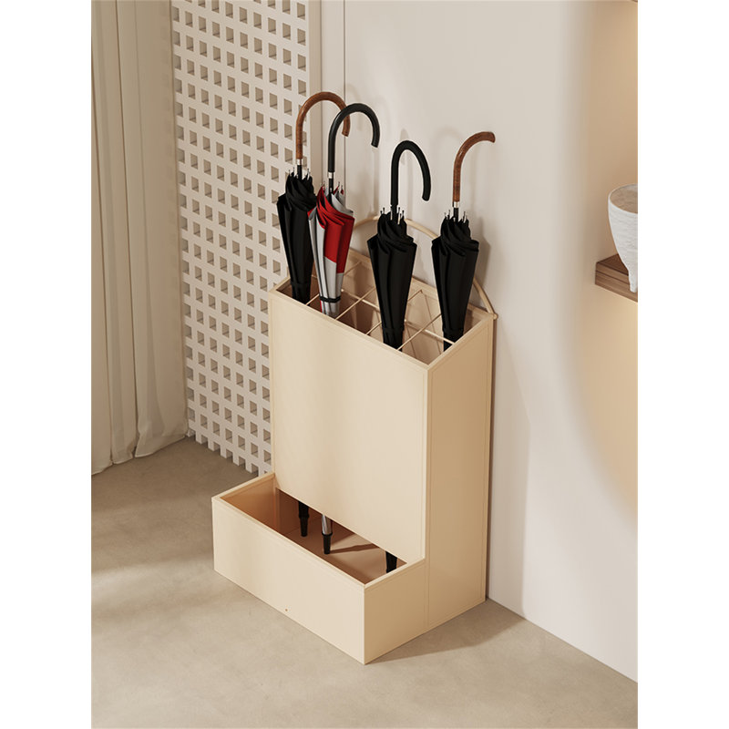 Freestanding Umbrella Stand, Cream