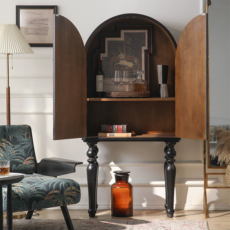 Modern White Solid Wood Sideboard