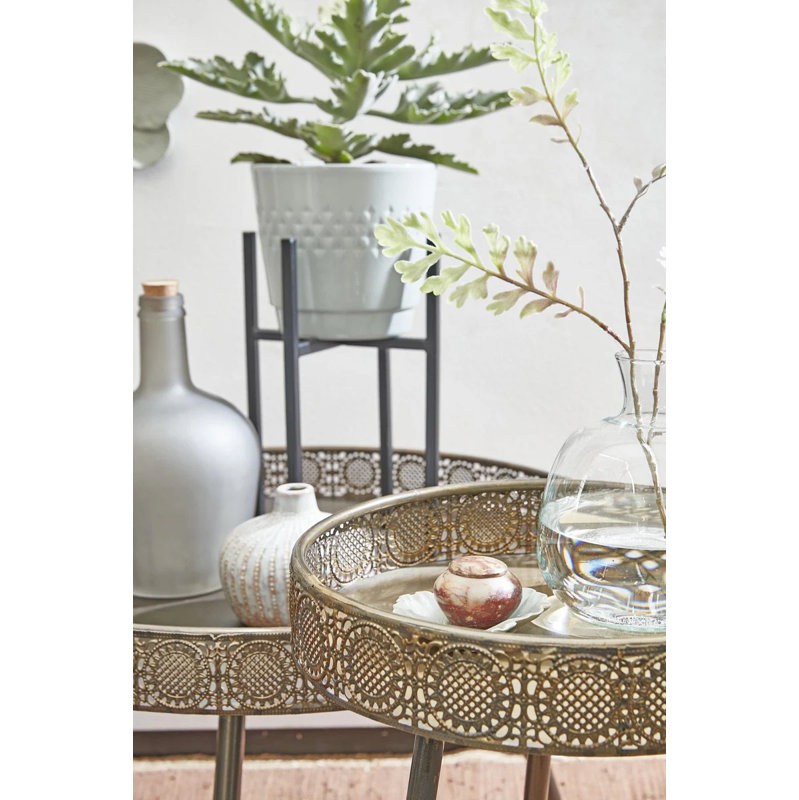 Palmetto Coffee Table, Bronze