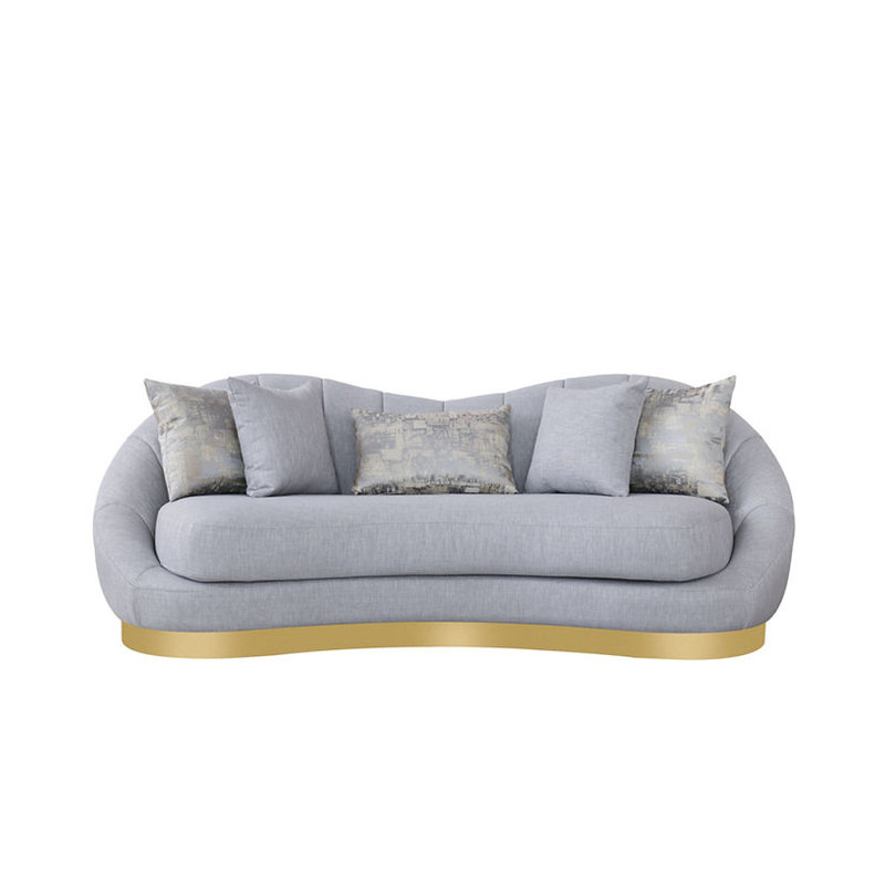 Yosuke 2 - Piece Living Room Set, Dove Gray Fabric