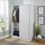 2 Door Manufactured Wood Wardrobe