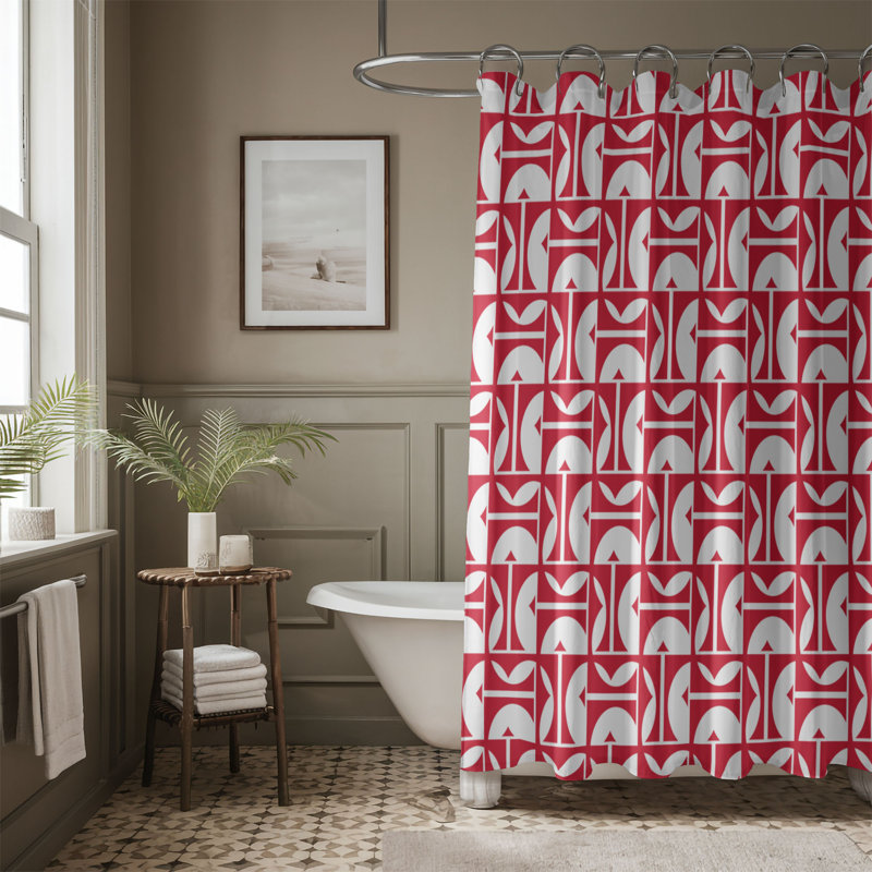 Black Ruby - Premium Shower Curtain, 74"H x 71"W