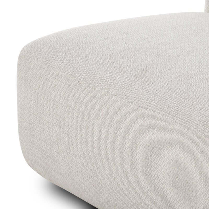 Gibson Wheat L-Shaped Polyester Blend Sectional Sofa