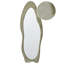Budley Fabric Scalloped Wall Mirror-484069302