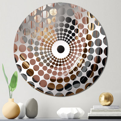 Carrafa - Miroir décoratif à cercles concentriques