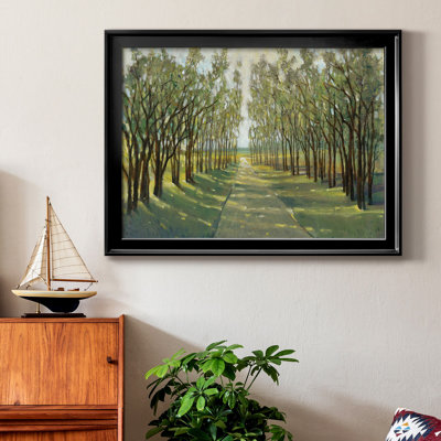 Chemin forestier - Peinture encadrée