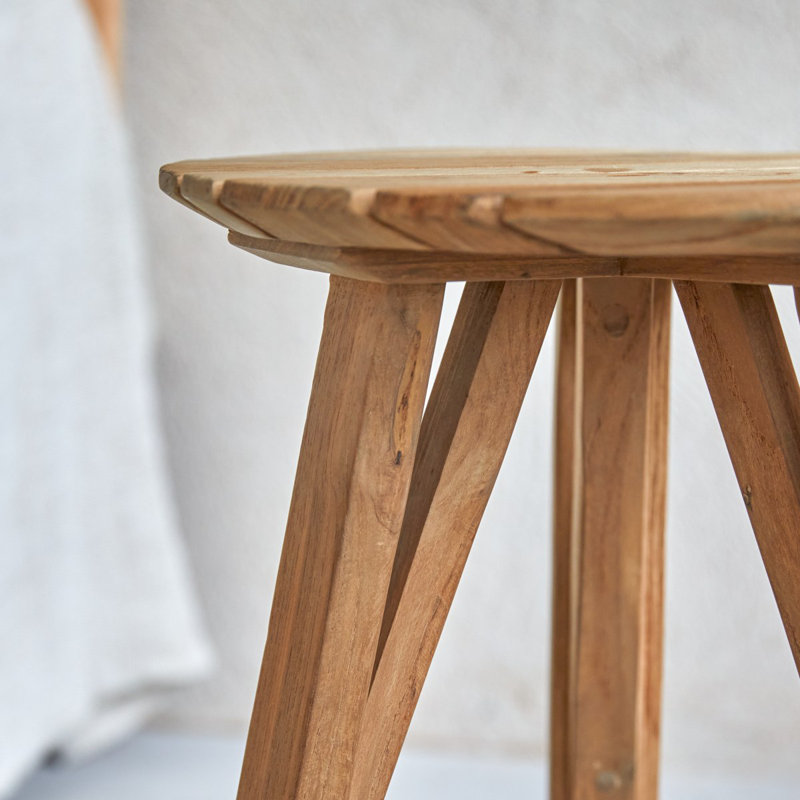 Katrine Solid Wood End Table