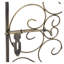 Casier à vin HOMCOM en fer forgé pour 45 bouteilles avec porte verrouillable, finition bronze antique