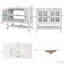 Meuble-lavabo 36 po avec lavabo en céramique, tablette réglable et tablette ouverte-2084353850