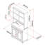 Nico Classic Hutch Cabinet-99324674