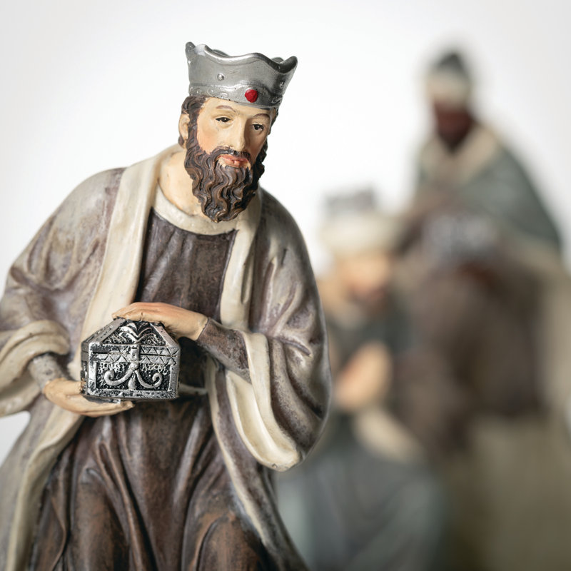 Three Wise Men Nativity Set of 3, Multicoloured