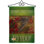 En toile jute de noël impressions de noël à 2 côtés, 19 x 13 po ensemble de drapeau