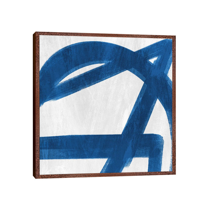 Classic Statements III by Marcus Prime - Painting on Canvas, 45.72cm H x 45.72cm W x 3.81cm D, Classic Brown Wood Framed