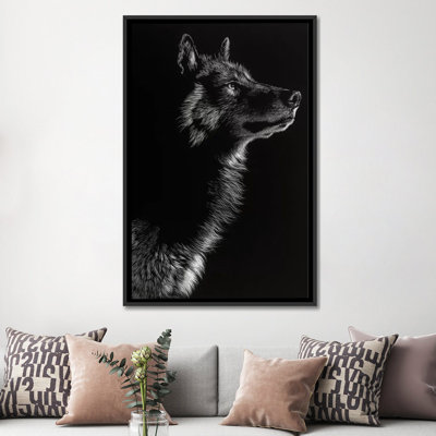 «Wolf II», reproduction de photo sur toile