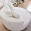 Fauteuil demi-tonneau pivotant Chenille-1510129369